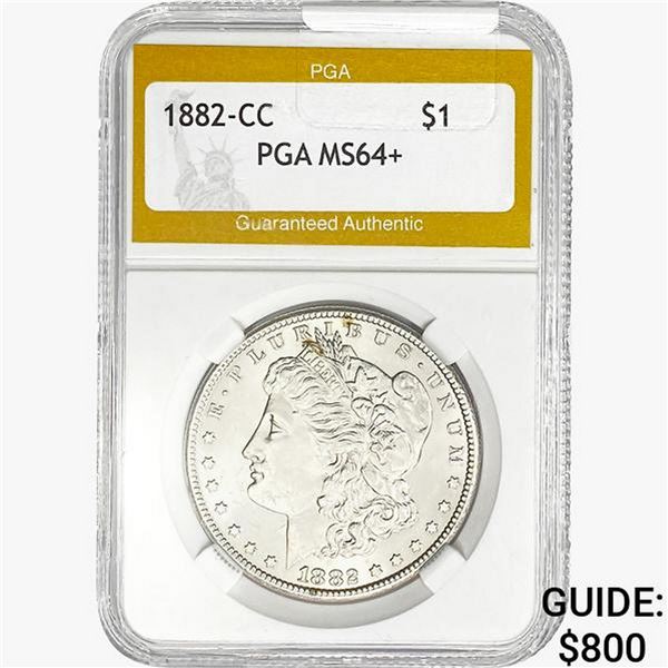1882-CC Morgan Silver Dollar PGA MS64+
