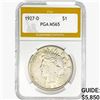 1927-D Silver Peace Dollar PGA MS65