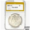 1883-CC Morgan Silver Dollar PGA MS65