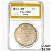 Image 1 : 1878 7/8TF Morgan Silver Dollar PGA MS65 Strong