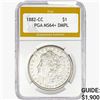 Image 1 : 1882-CC Morgan Silver Dollar PGA MS64+ DMPL