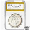 1878-S Morgan Silver Dollar PGA MS65 PL