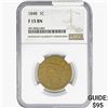 1848 Braided Hair Large Cent NGC F15 BN