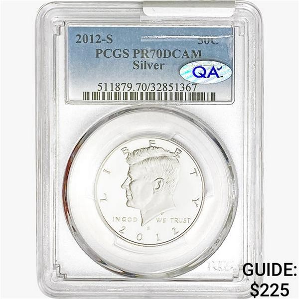 2012-S Kennedy Half Dollar PCGS PR70 DCAM