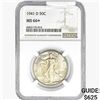 1941-D Walking Liberty Half Dollar NGC MS66+