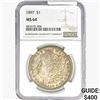 Image 1 : 1897 Morgan Silver Dollar NGC MS64
