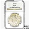 1923 Silver Peace Dollar NGC MS66