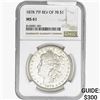 Image 1 : 1878 REV 78 Morgan Silver Dollar NGC MS61