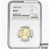 1943-D Buffalo Nickel NGC MS67