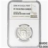 Image 1 : 2006-W $50 1/2oz. Plat. Eagle NGC PF70 UC