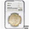 Image 1 : 1899 Morgan Silver Dollar NGC MS63