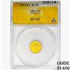 1854 Rare Gold Dollar ANACS AU55 Type 2