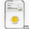 1911 $2.50 Gold Quarter Eagle NGC AU58