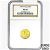 Image 1 : 1991 1/10oz $5 AGE NGC MS69