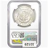 Image 2 : 1891 Morgan Silver Dollar NGC MS63
