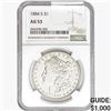 1884-S Morgan Silver Dollar NGC AU53