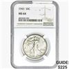 Image 1 : 1943 Walking Liberty Half Dollar NGC MS64