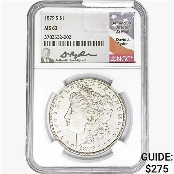 1879-S Morgan Silver Dollar NGC MS63