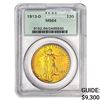 1913-D $20 Gold Double Eagle PCGS MS64