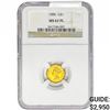 Image 1 : 1886 Rare Gold Dollar NGC MS62 PL