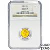 Image 1 : 1881 Rare Gold Dollar NGC MS63 PL