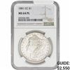 Image 1 : 1881-CC Morgan Silver Dollar NGC MS64 PL