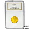 Image 1 : 1852-C $5 Gold Half Eagle NGC MS61