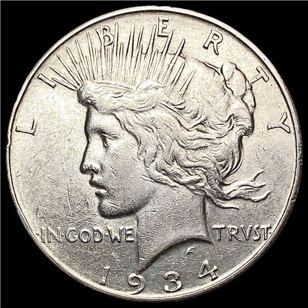 1934-D Silver Peace Dollar CLOSELY UNCIRCULATED