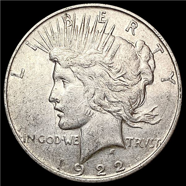 1922 Silver Peace Dollar CLOSELY UNCIRCULATED
