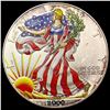 Image 1 : 2000 1oz $1 American Silver Eagle Colorized SUPERB GEM BU
