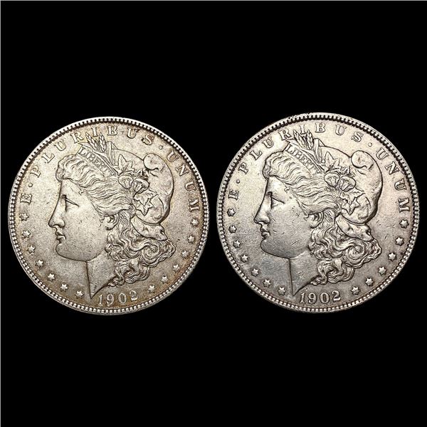 [2] 1902 Morgan Silver Dollar CLOSELY UNCIRCULATED