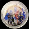 Image 1 : 2001 1oz $1 American Silver Eagle Colorized HIGH GRADE