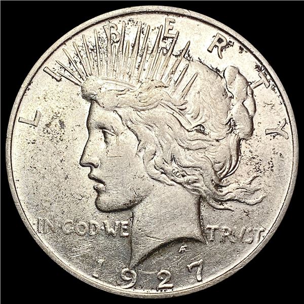 1927 Silver Peace Dollar CHOICE AU