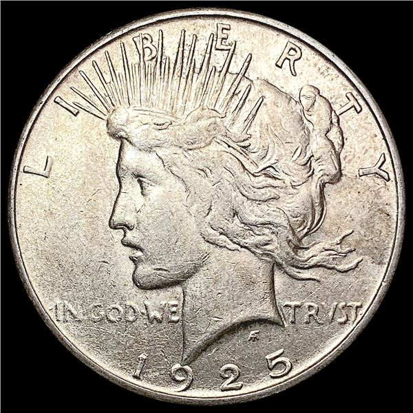 1925-S Silver Peace Dollar CLOSELY UNCIRCULATED