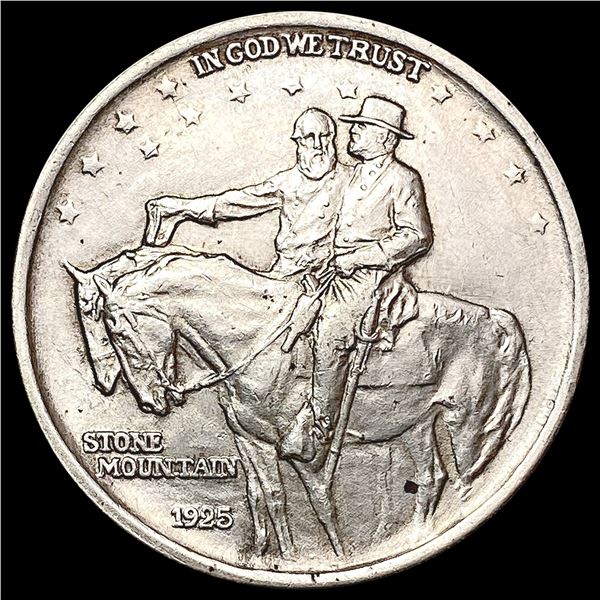 1925 Stone Mountain Half Dollar CHOICE AU