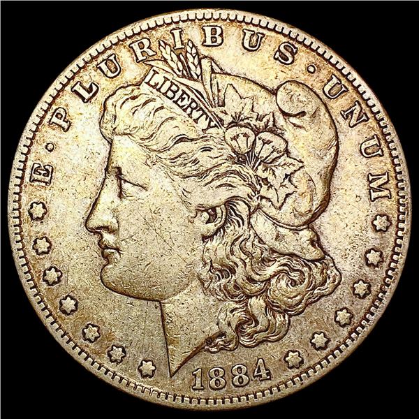 1884-S Morgan Silver Dollar NEARLY UNCIRCULATED