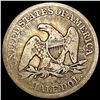 Image 2 : 1853 Arrows and Rays Seated Liberty Half Dollar NICELY CIRCULATED
