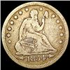 Image 1 : 1854 Arrows Seated Liberty Quarter NICELY CIRCULATED