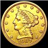 Image 1 : 1907 $2.50 Gold Quarter Eagle CLOSELY UNCIRCULATED