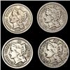 Image 1 : [4]1866&1867 3 Cent Nickel HIGH GRADE