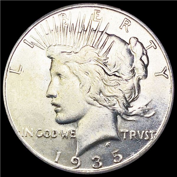 1935-S Silver Peace Dollar CLOSELY UNCIRCULATED