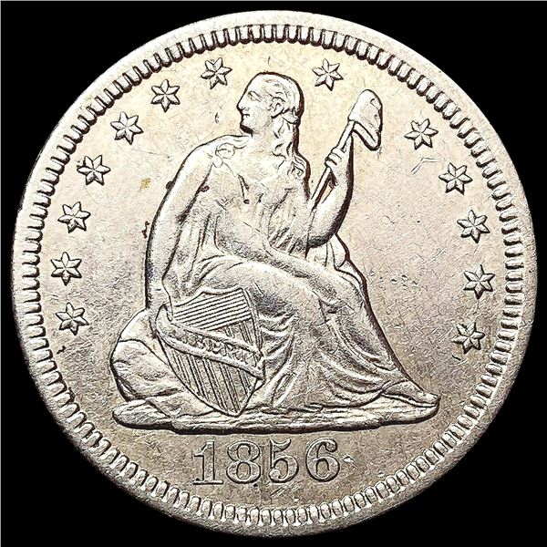1856-O Seated Liberty Quarter CLOSELY UNCIRCULATED