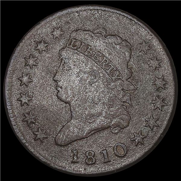 1810 Classic Head Large Cent NICELY CIRCULATED