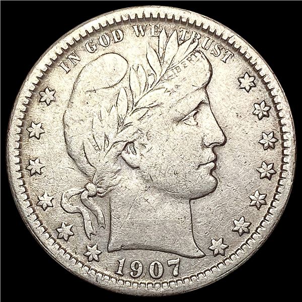 1907-O Barber Quarter HIGH GRADE