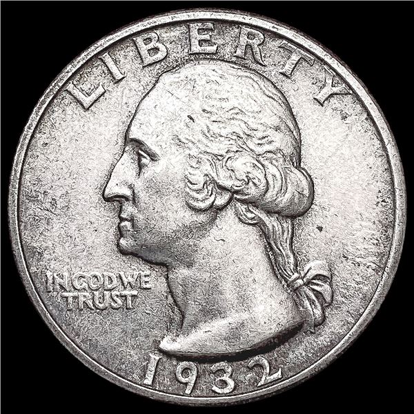 1932-S Washington Silver Quarter CLOSELY UNCIRCULATED