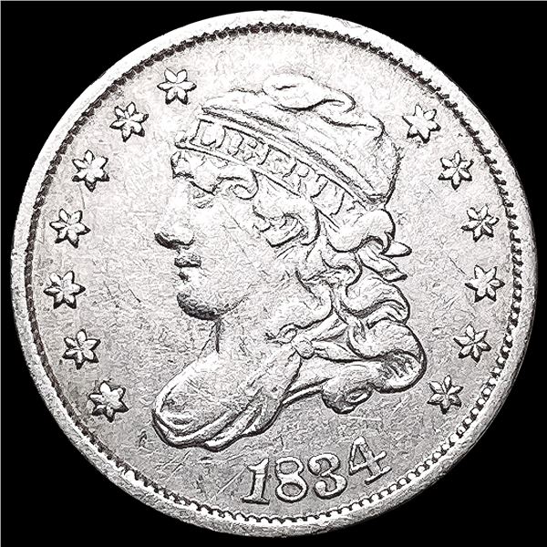 1834 Capped Bust Half Dime NEARLY UNCIRCULATED