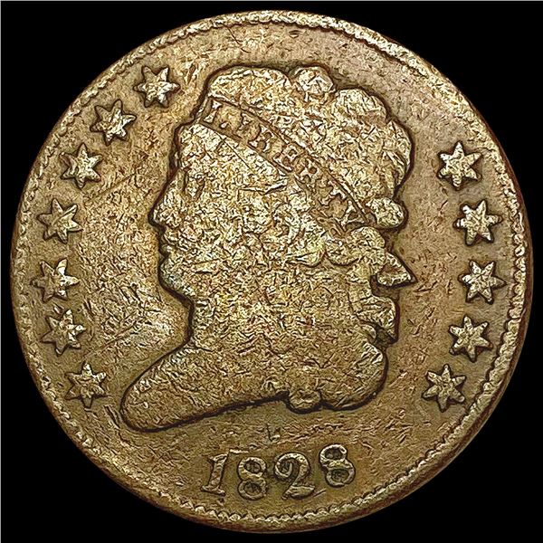 1828 Classic Head Half Cent NICELY CIRCULATED
