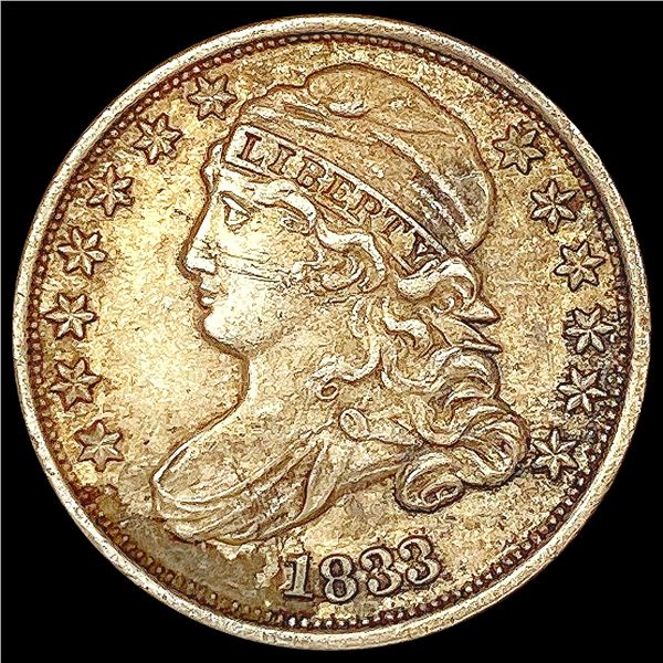 1833 Capped Bust Dime CLOSELY UNCIRCULATED