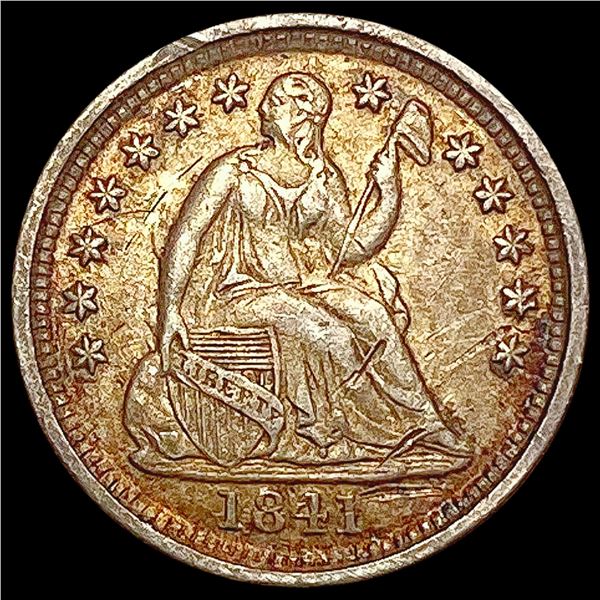 1841-O Seated Liberty Half Dime CLOSELY UNCIRCULATED
