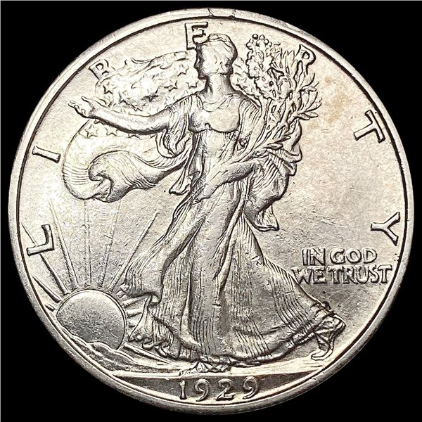 1929-S Walking Liberty Half Dollar CHOICE AU